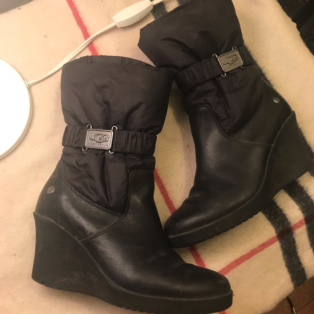 Ugg snow wedge boots